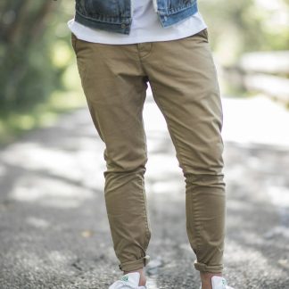Lenore Men's Straight Fit Chino Pants — Cotton Twill